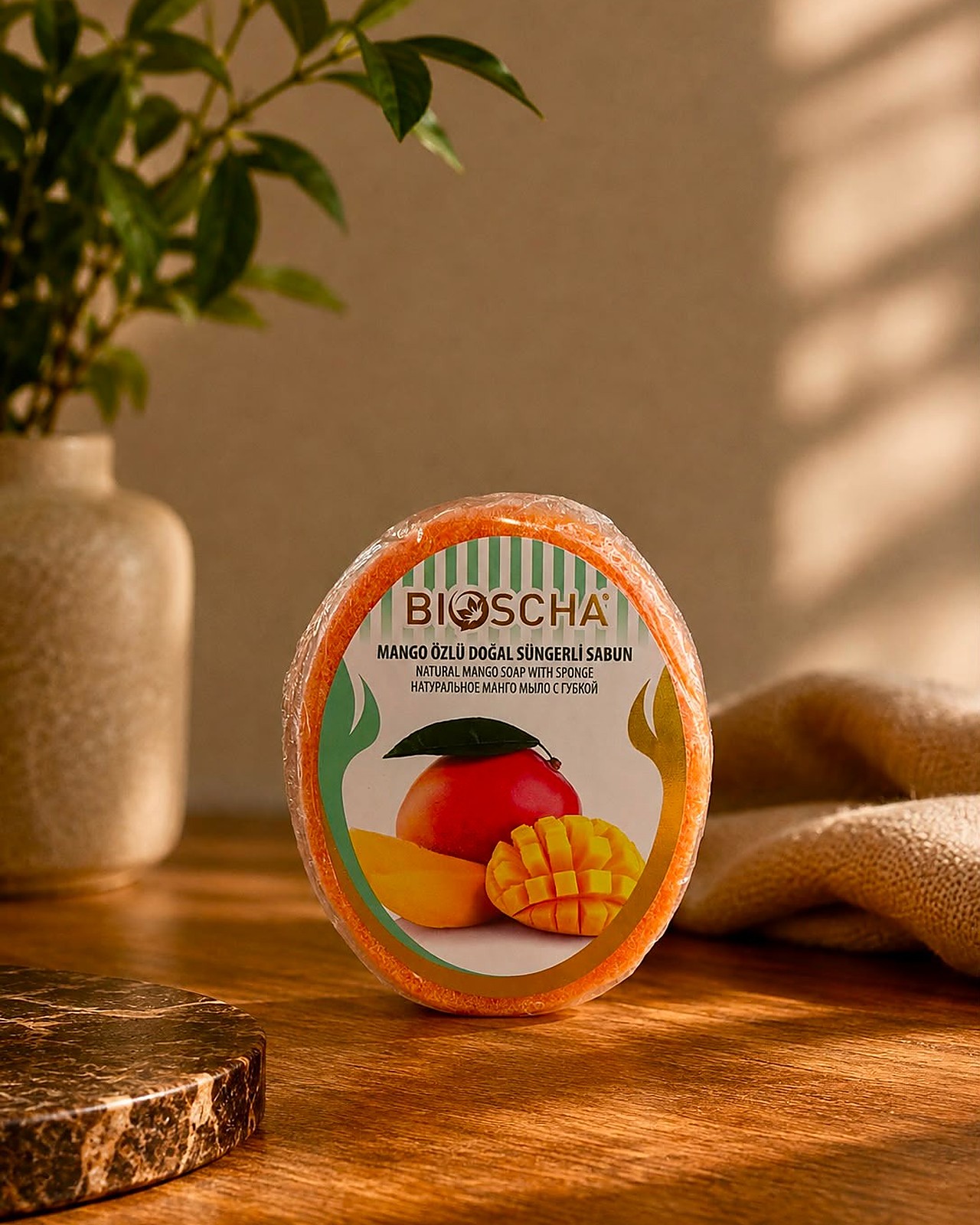 Mýdlo s houbou - Mango
